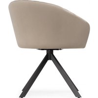 Стул с подлокотниками Notta Корсо крутящийся 583966 (бежевый/черный)