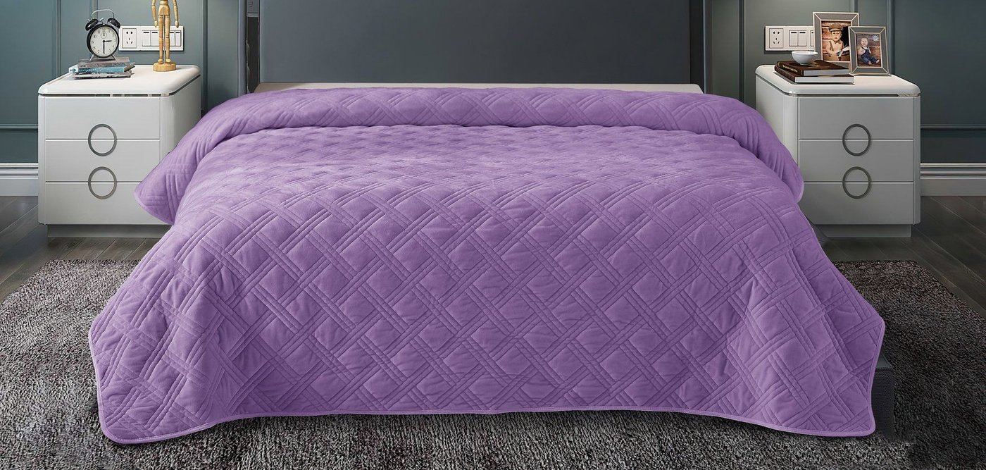 

Покрывало Luxor RB 17-3612 велюр (220x240, amethyst)