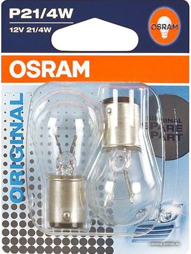 Галогенная лампа Osram P21/4W Original Line 2шт [7225-02B]