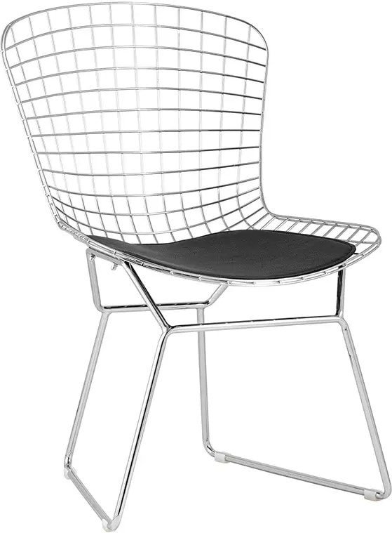 

Стул Stool Group Bertoia (хром/черная подушка)