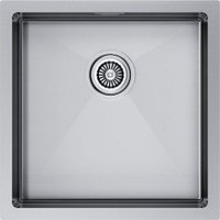 Кухонная мойка Paulmark Gerberg 44 UNI PM254444-BS (стальной/брашированная сталь)