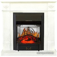 Каминокомплект Smolcom Brighton STD-ASP с Royal Flame Majestic FX M Black (бьянко бел.)