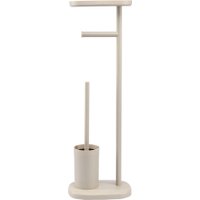 Держатель для туалетной бумаги и ершика Bergenson Bjorn Slim BB0000947 (светло-серый)