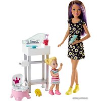 Кукла Barbie Skipper Babysitters Inc. Doll and Playset FJB01