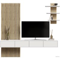 Горка Интерлиния Lagom-6 LG-G (белый платинум/дуб золотой)