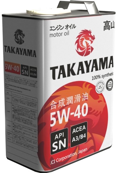 

Моторное масло Takayama 5W-40 API SN/CF 1л