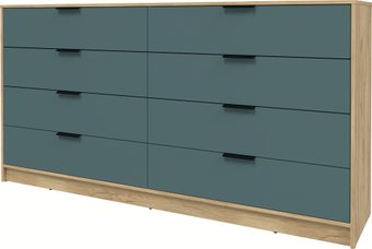 Комод Интерлиния Концепт КТ-К197 Глосс (дуб золотой/верде)
