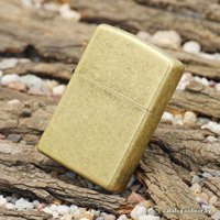 Зажигалка Zippo Classic 201FB Antique Brass