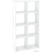 Стеллаж Кортекс-мебель Дельта-8 71x140 (белый)