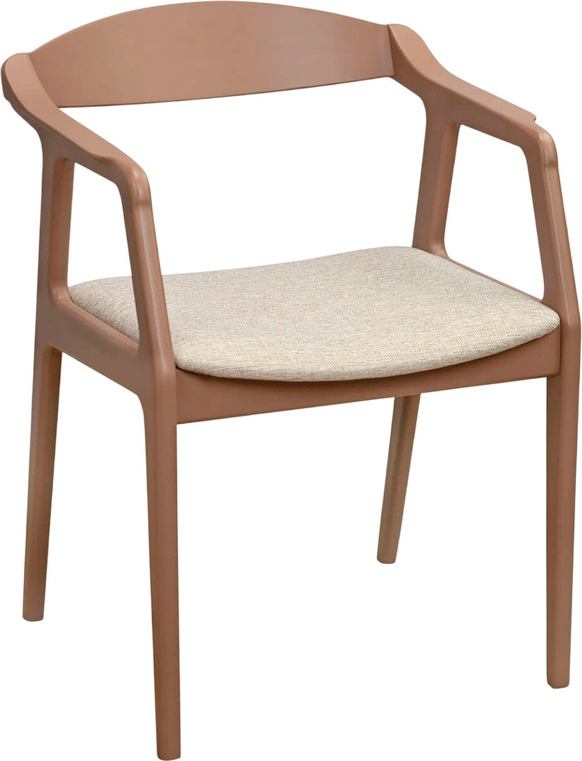 

Стул с подлокотниками Sheffilton SHT-S202 (светлый бежевый/коричневый)