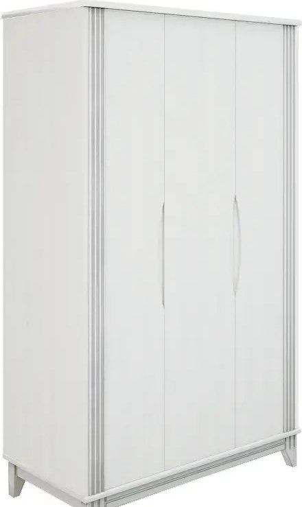 

Шкаф распашной Боринское Мебель Верона массив 3-створчатый (Белый)