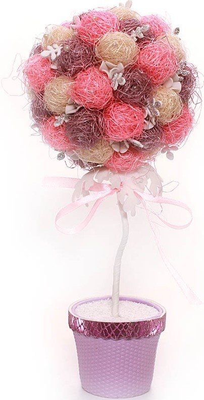 

Набор для создания поделок/игрушек Волшебная мастерская Топиарий. Розовое чудо С-04