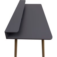 Стол AksHome Jasper 86201 (серый/бук)