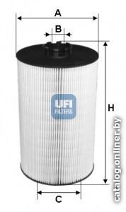 Масляный фильтр UFI 2501900