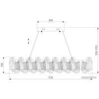 Подвесная люстра Bogate's 90376/1
