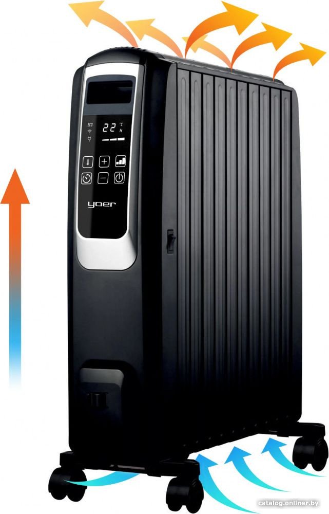 Масляный радиатор Yoer Inferno OFR1025BK