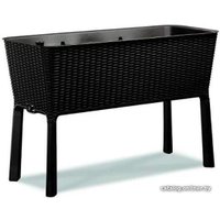 Кашпо Keter Easy Grow на ножках (графит)