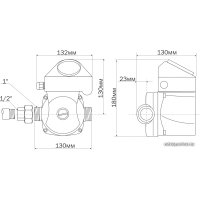 Циркуляционный насос Aquario AC 152-130HWT