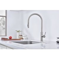 Смеситель Paulmark Senso Se215180-BS (стальной/нержавеющая сталь)