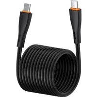 Кабель EOFE CC21 USB Type-C - USB Type-C (1 м, черный)