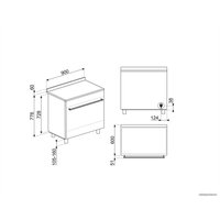 Кухонная плита Smeg SUK91CMX9