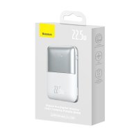 Внешний аккумулятор Baseus Bipow Pro Digital Display Fast Charge Power Bank 20000mAh (белый)