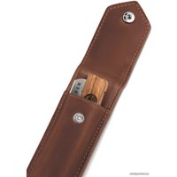 Опасная бритва Rebel Barber Luxury со сменным лезвием и кожаным чехлом