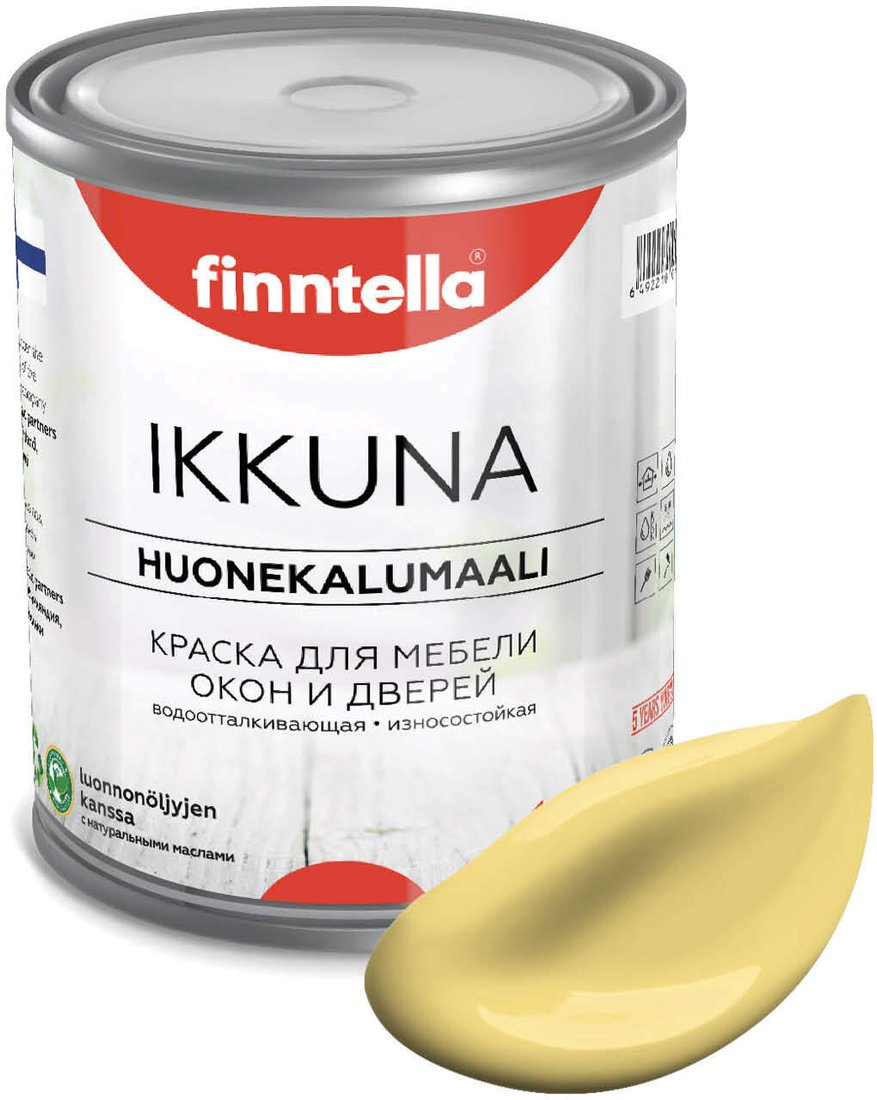 

Краска Finntella Ikkuna Maissi F-34-1-1-FL114 0.9 л (желтый)