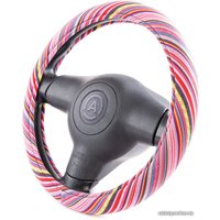 Оплетка на руль Autoprofi AP-1915 Multi/RD (M) (мульти красный)
