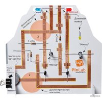 Конструктор PinLab Электроника на бумаге 204 Безопасная бомба, Полицейская мигалка