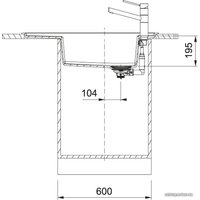 Кухонная мойка Franke Fresno FSG 611 114.0593.108 (оникс)