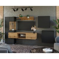 Горка Мебель-АРС Минель (дуб вотан/черный)