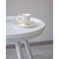 Журнальный столик Sheffilton SHT-CT84 (белый)