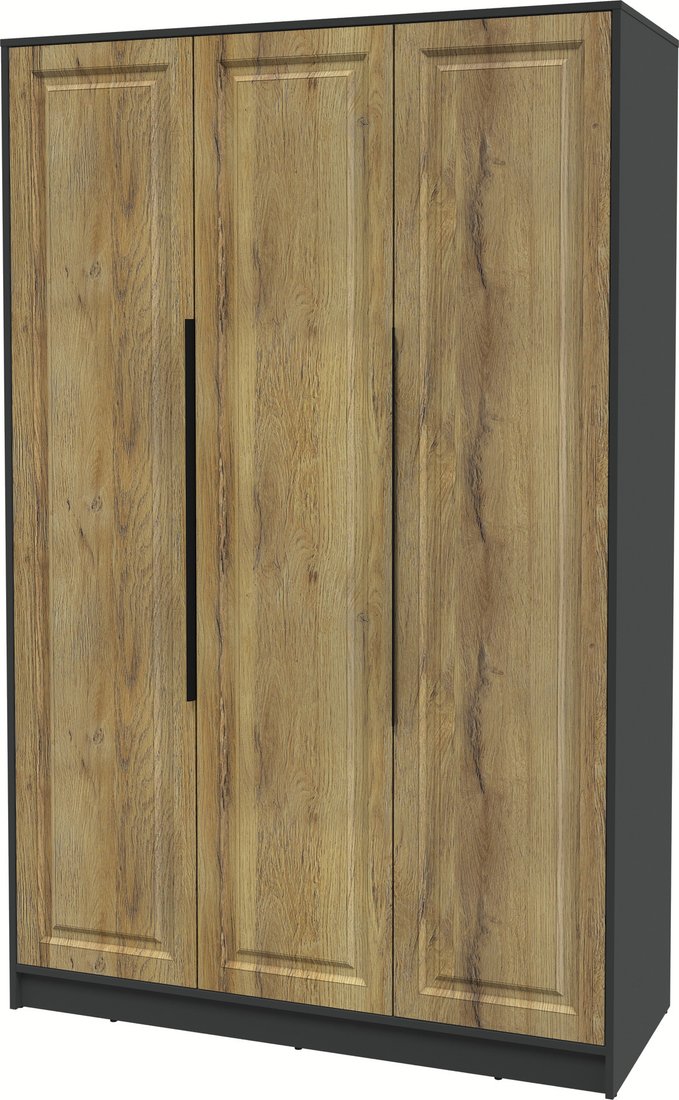 

Шкаф распашной Интерлиния Концепт КТ-Ш3 Деко (антрацит/дуб вотан)