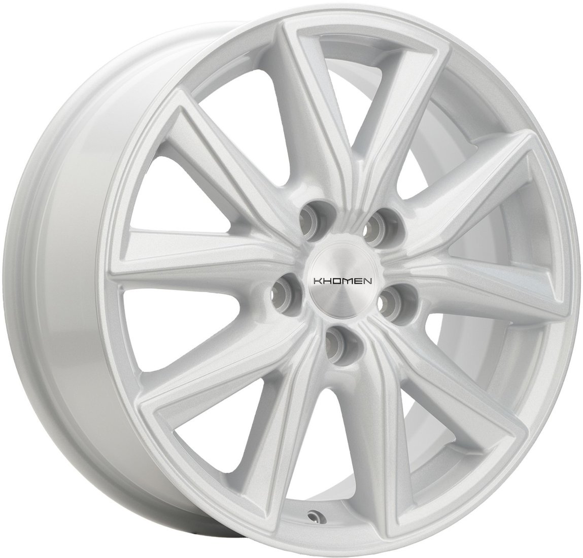 

Литые диски Khomen KHW1706 CX-5 17x7" 5x114.3мм DIA 67.1мм ET 50мм F-Silver