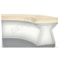 Скамейка Berkano X-seat Arc 230_019_03_106 (белый/бежевый)