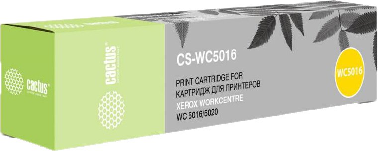 

Картридж CACTUS CS-WC5016 (аналог Xerox 106R01277)