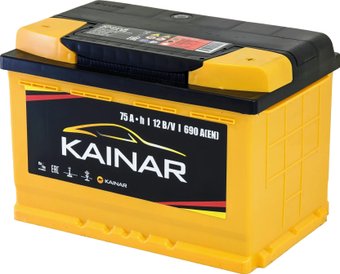 Автомобильный аккумулятор Kainar R (75 А·ч)