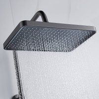 Душевая система  Shevanik S4436T (оружейная сталь)