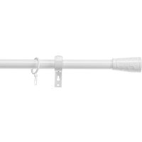 Карниз для штор Sundays Home Лайт Византия 25мм однорядный (белый глянец, 2 м)