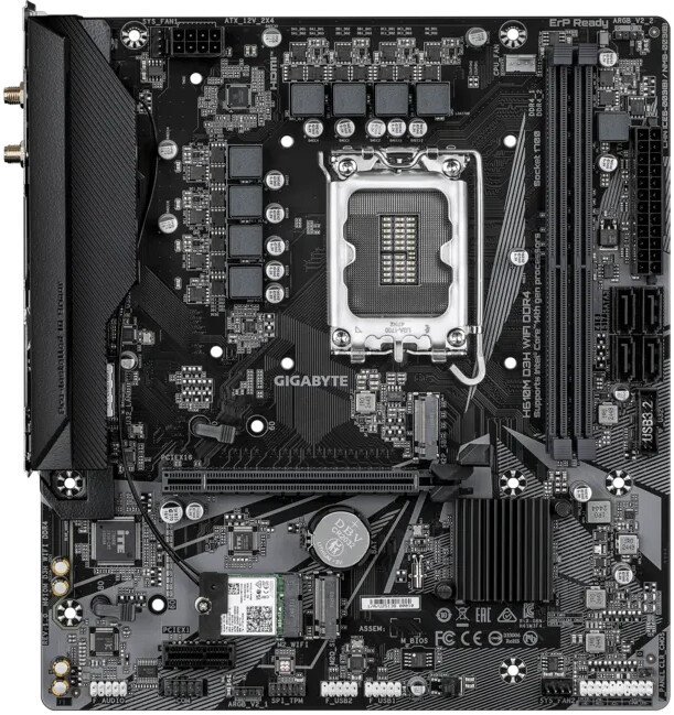 

Материнская плата Gigabyte H610M D3H WiFi DDR4