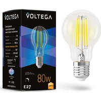 Светодиодная лампочка Voltega Crystal A60 8W 3000K E27 DIM