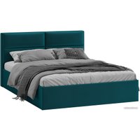 Кровать Трия Глосс универсальный тип 1 160x200 (велюр Confetti Izumrud)