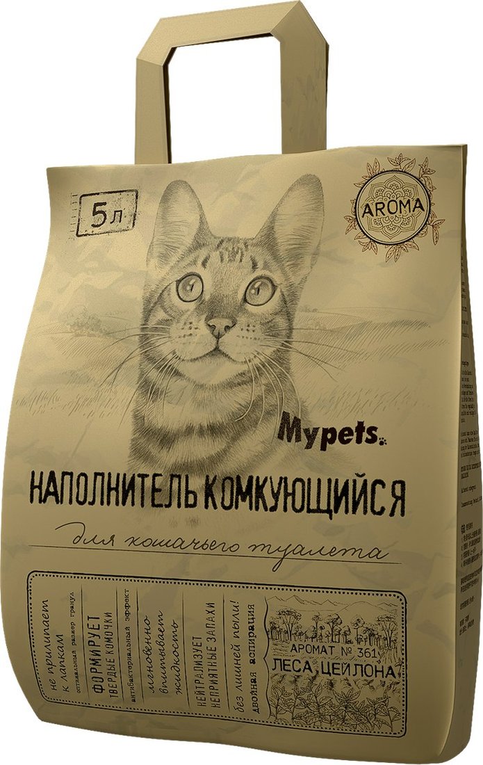 

Наполнитель для туалета Mypets Леса Цейлона (5л)