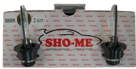 

Ксеноновая лампа Sho-Me D2S/C 5000K 2шт