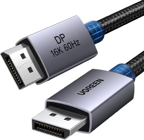 

Кабель Ugreen DP131 55566 DisplayPort - DisplayPort (0.5 м, черный)