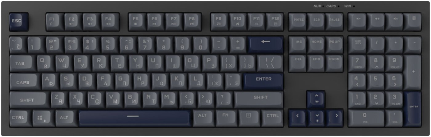 

Клавиатура Ritmix RKB-508BL (черный/серый)