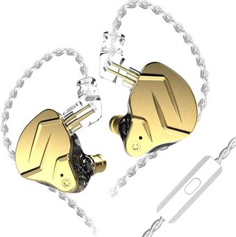 KZ Acoustics ZSN Pro X (с микрофоном, золотистый)