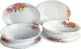 Столовый сервиз Jewel Скарлет ПС00111-48