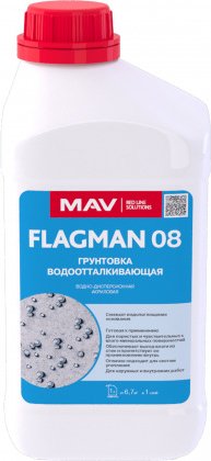 Акриловая грунтовка Flagman 08 (1 л, бесцветный)